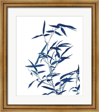 Framed Indigo Botanica I Print