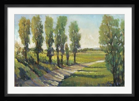 Framed Lush Landscape I Print