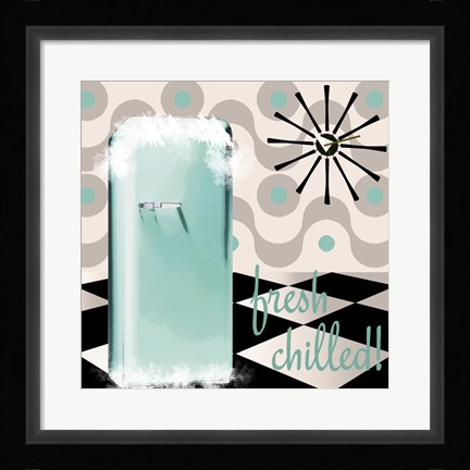 Framed Fifties Kitchen II Print