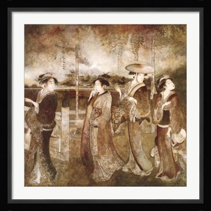 Framed Eastern Gathering Print