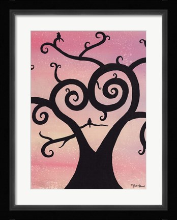 Framed Competing for Her Love II Print