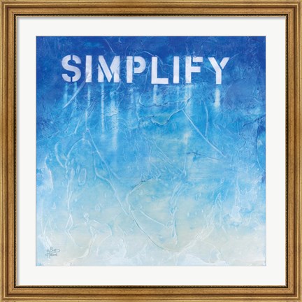 Framed Simplify Print