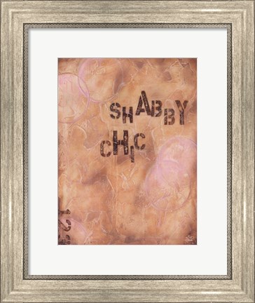 Framed Shabby Chic Print