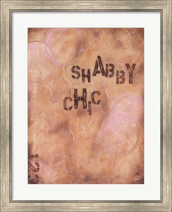 Framed Shabby Chic Print