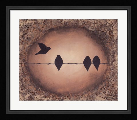 Framed On My Way Print