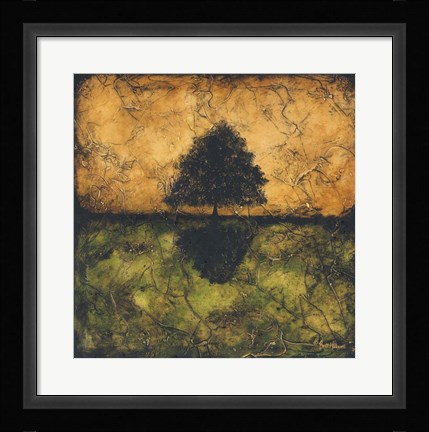 Framed I Dream in Maple Print