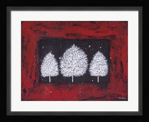 Framed White Blessings Print