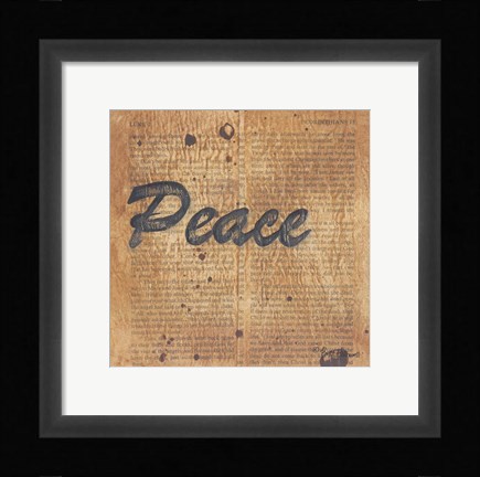 Framed Peace Print