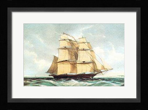 Framed William a. Knell - Ships [4] Print