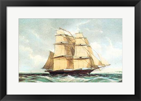 Framed William a. Knell - Ships [4] Print