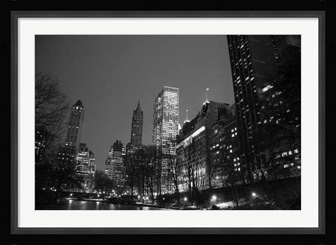 Framed Central Park View Print