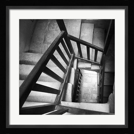 Framed Spiral Staircase No. 7 Print