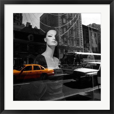 Framed Urban Reflection Print
