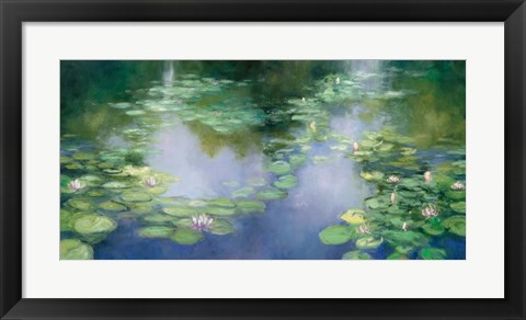 Framed Blue Lily III Print