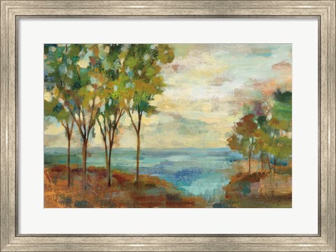 Framed View of the Lake Print