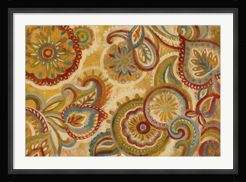 Framed Mandala and Paisley Print