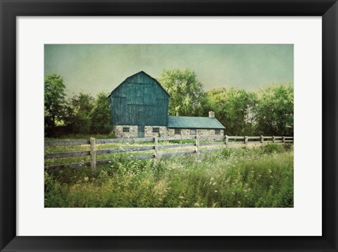 Framed Blissful Country III Print