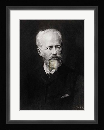 Framed Tchaikovsky Print