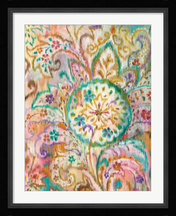 Framed Boho Paisley I Print