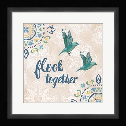 Framed Fly Away VI Print