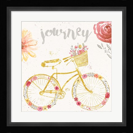 Framed Paris Blooms III Print