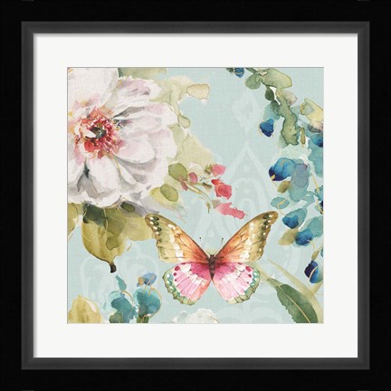 Framed Colorful Breeze IV Print