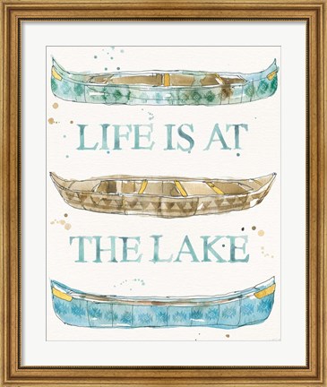 Framed Lakehouse IV Print