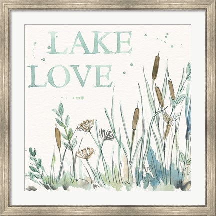 Framed Lakehouse VI Print