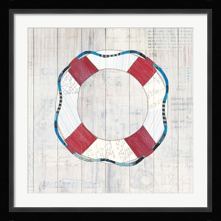 Framed Wind and Waves III Nautical Print