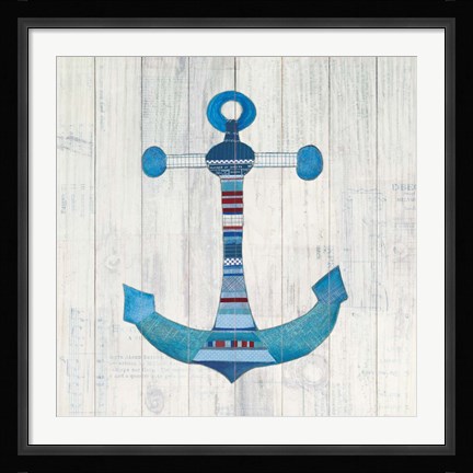 Framed Wind and Waves IV Nautical Print
