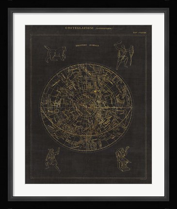 Framed Costellazioni I Print