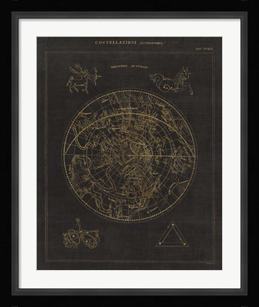 Framed Costellazioni II Print