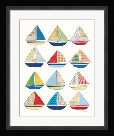 Framed Wind and Waves VII Print