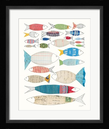 Framed Wind and Waves VI Print