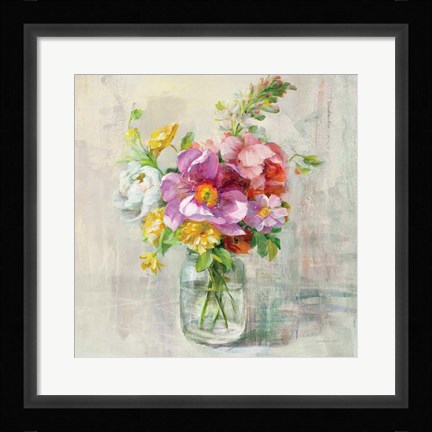 Framed Summer Treasures II Print