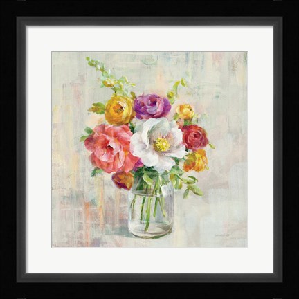 Framed Summer Treasures I Print