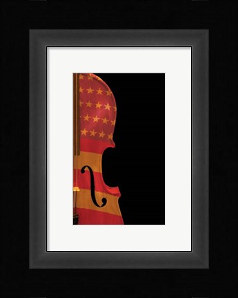 Framed American Fiddle Print