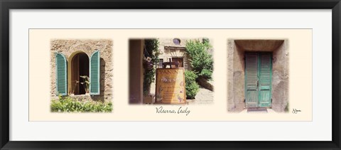 Framed Volterra, Italy Print