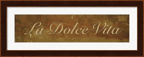 Framed La Dolce Vita Print
