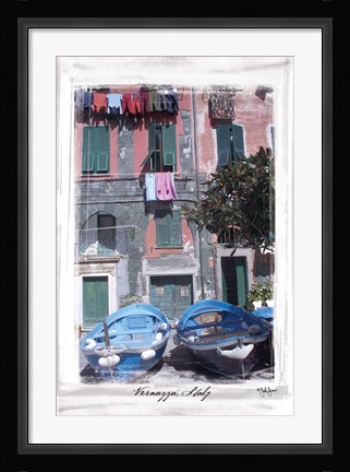 Framed Vernazza, Italy Print