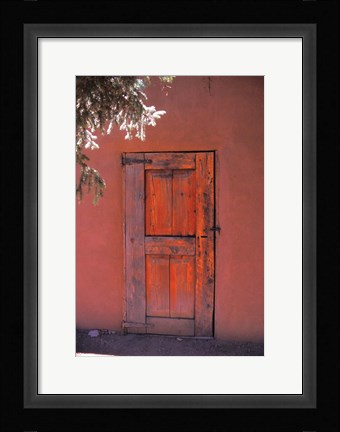 Framed Red Door Print