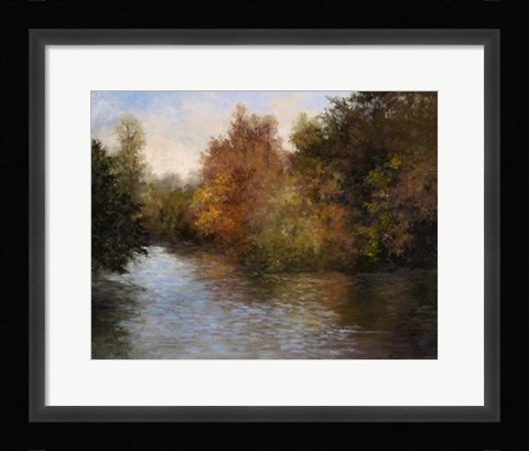 Framed Light on the Lake Print