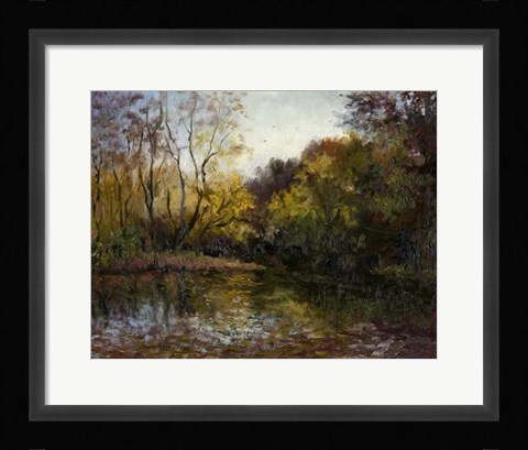 Framed Bend in the River at Morrow Print