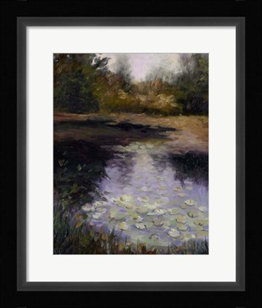 Framed Oregon Water Lilies Print