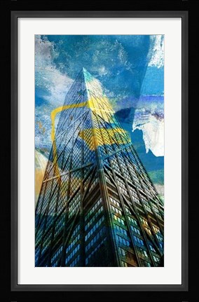Framed Hancock Building, Chicago Print