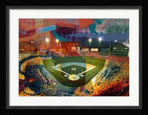 Framed Sox Stadium, Chicago Print