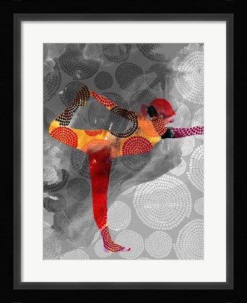 Framed Yoga Pose II Print