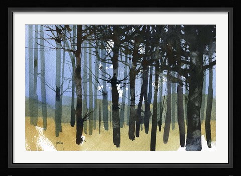 Framed Tangle Knot Wood Print