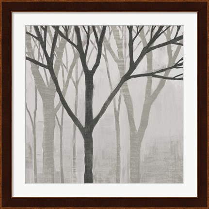 Framed Spring Trees Greystone II Print