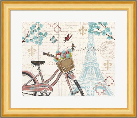 Framed Paris Tour I Print